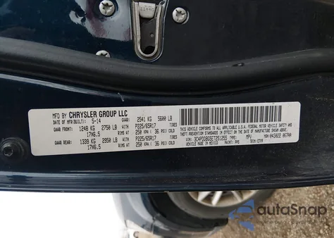 2014 Dodge Journey Sxt z USA, uszkodzony, nr VIN 3C4PDDBG5ET251255